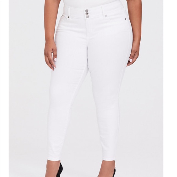 torrid Pants - Torrid White Denim Jeggings